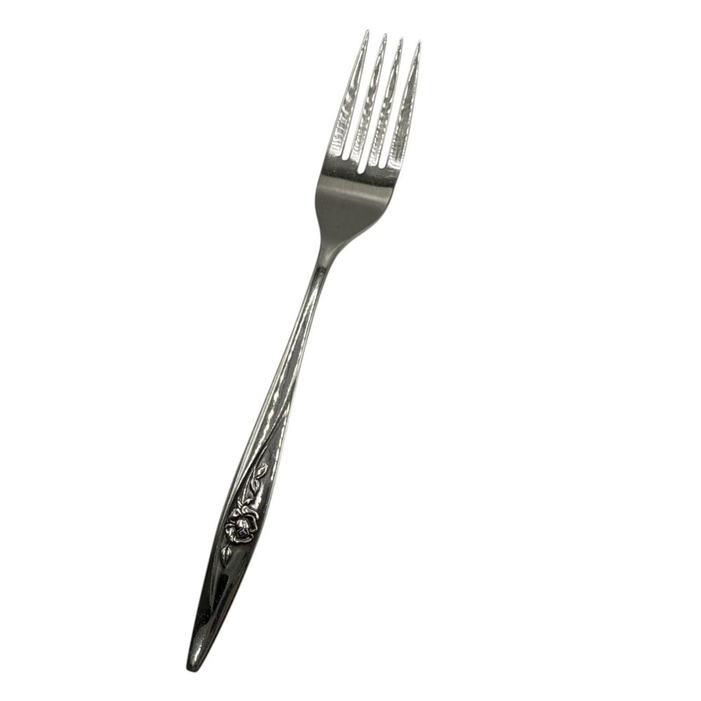 Oneida silver Craft Lasting Rose Fork discontinued silverware stainless